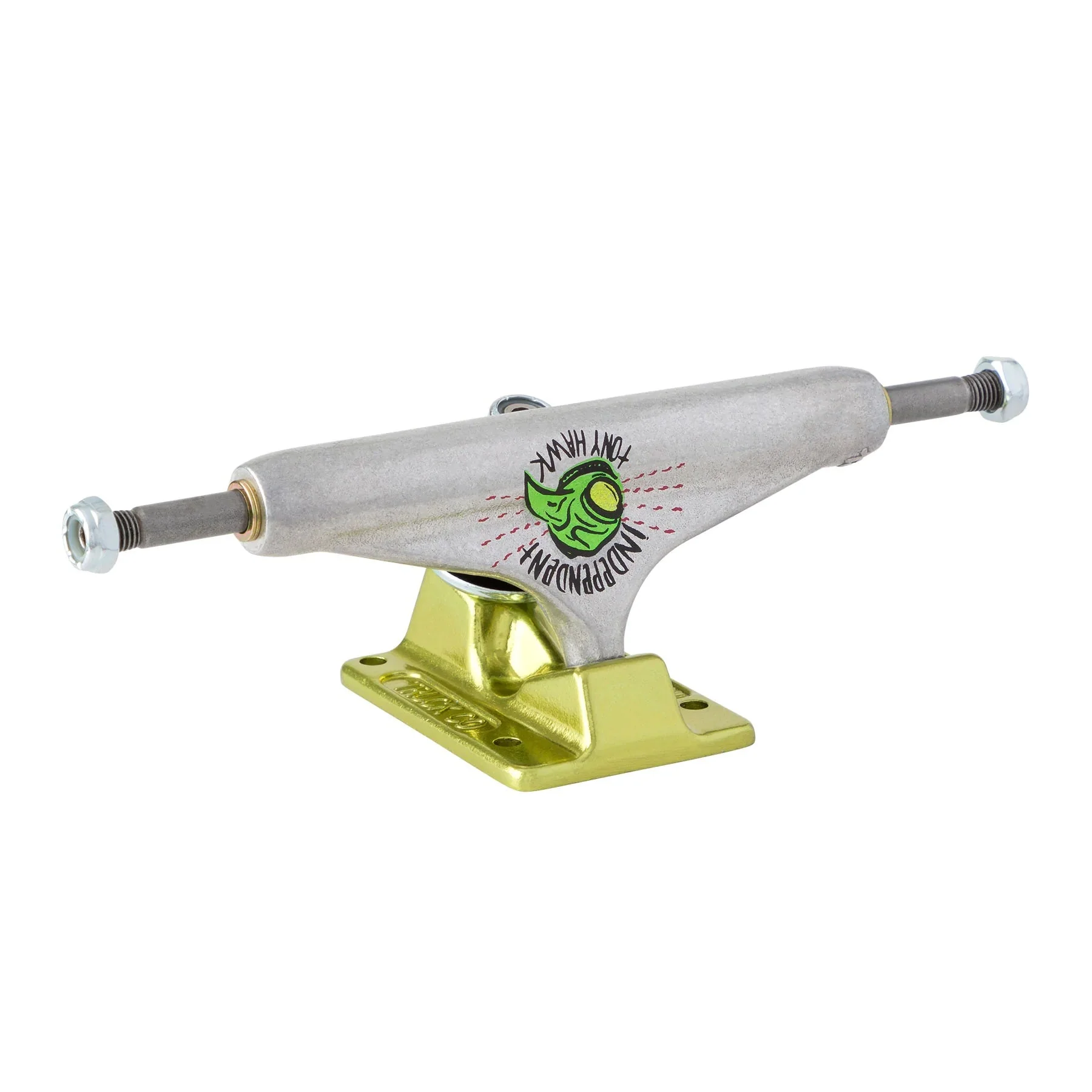 Independent Trucks 169mm Hawk Transmission Stage 11 Forged Hollow Standard - Silver/Green (Set of 2)