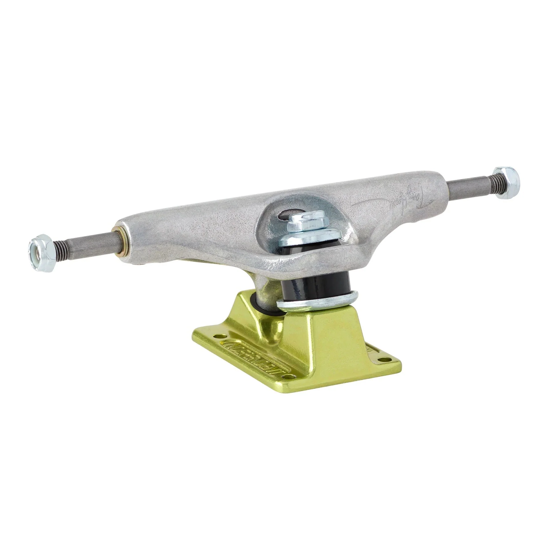 Independent Trucks 169mm Hawk Transmission Stage 11 Forged Hollow Standard - Silver/Green (Set of 2) - Image 2