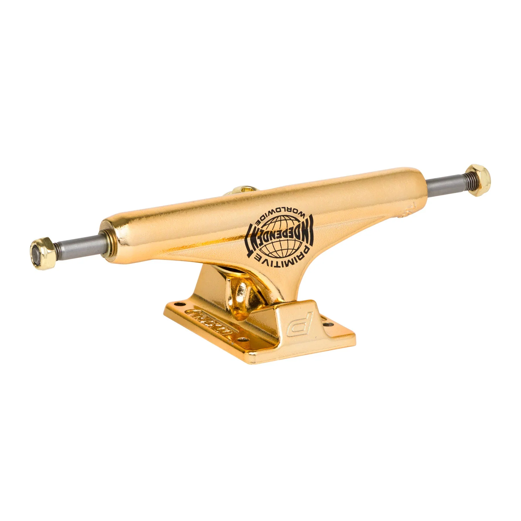 Independent Trucks x Primitive 139mm Stage 11 Mid - Gold (Set of 2) - Image 2