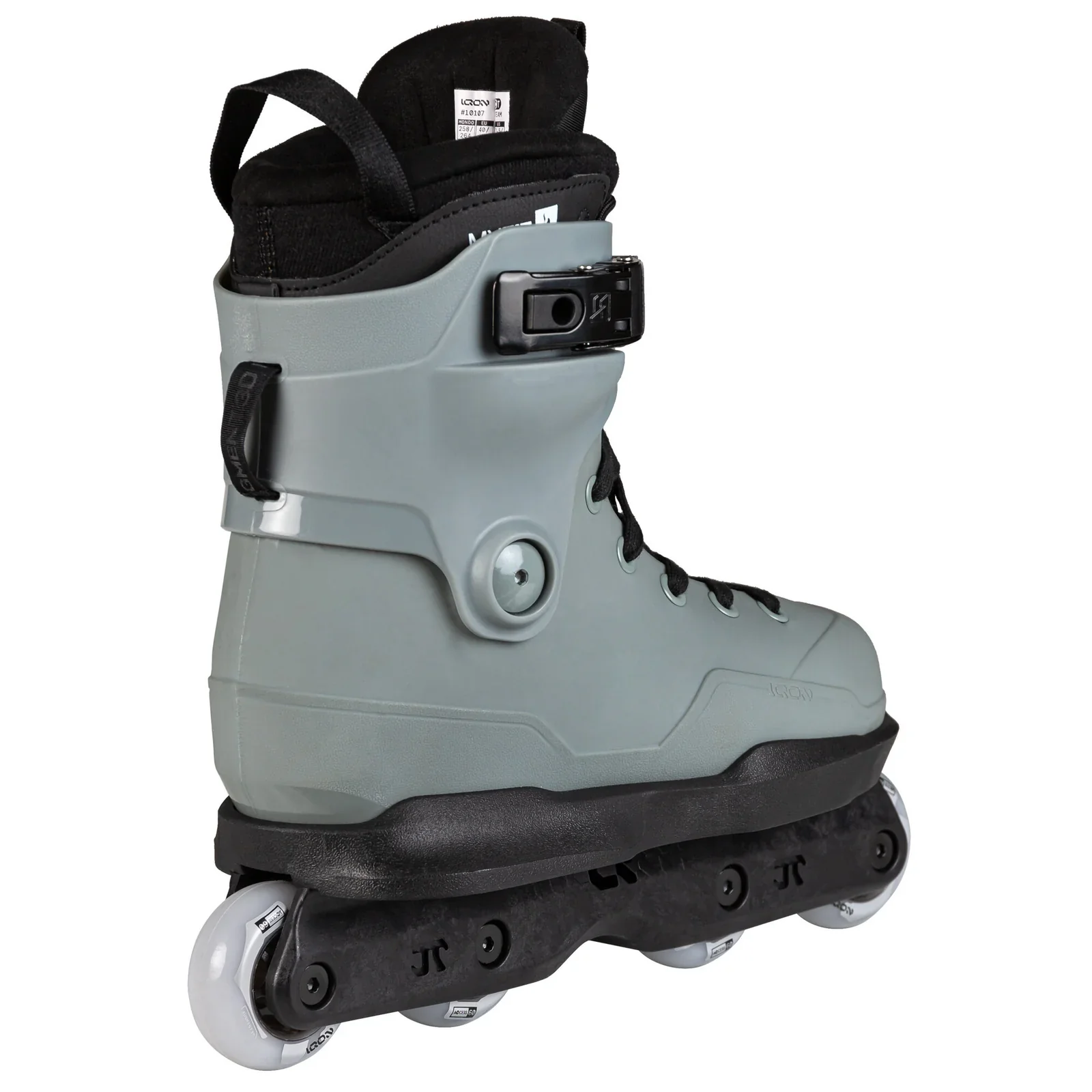 IQON ACT AG Team Aggressive Inline Skates Complete - Grey/Black - Image 3