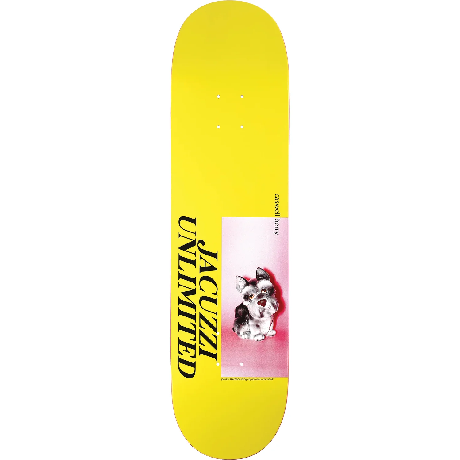 Jacuzzi Caswell Berry Bear Skateboard Deck - 8.25″ Yellow