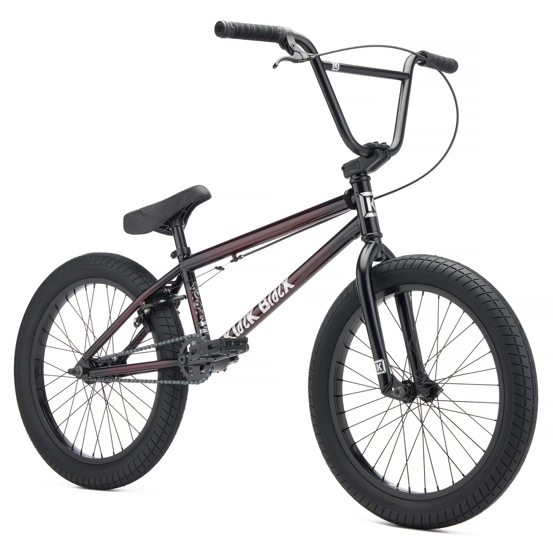 Kink 2027 Curb 20" Complete BMX Bike - Black Cherry - Image 2