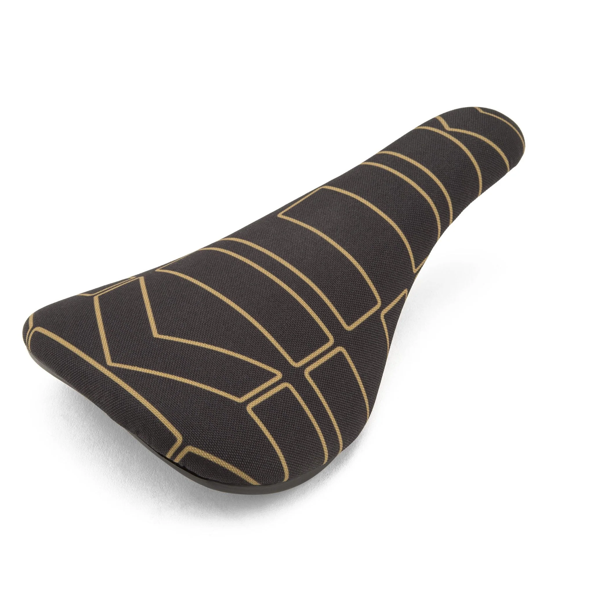 Kink BMX Big Slim Stealth Seat - Black/Gold - Image 2