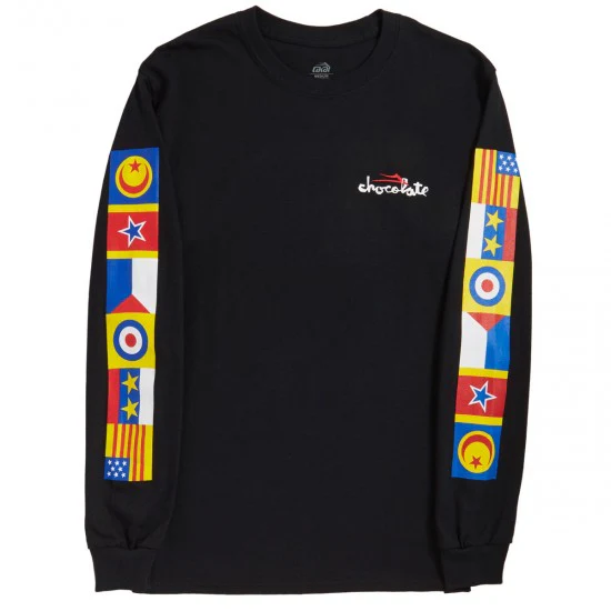 Lakai Chocolate Flags Long Sleeve Tee - Black - Image 2