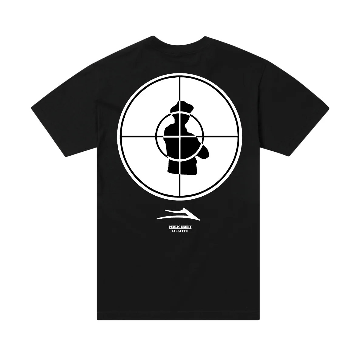 Lakai Public Enemy Sniper Logo SS Tee - Black - Image 2