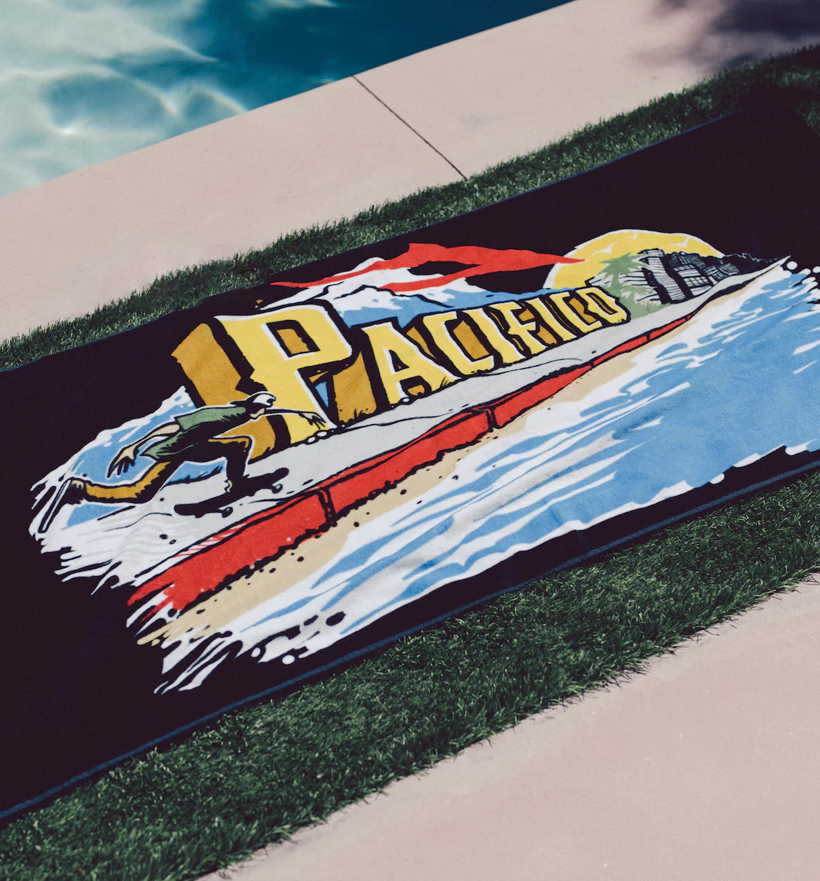 Lakai Push Beach Towel - Black - Image 2