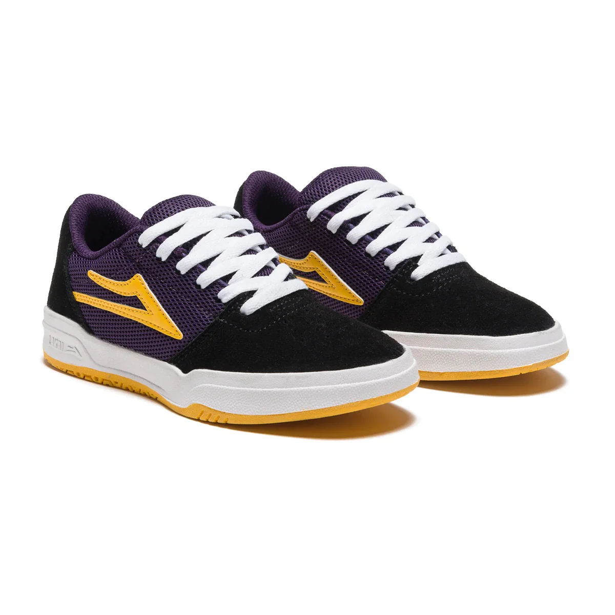 Lakai Shoes Brighton Kids - Black/Grape Suede - Image 2