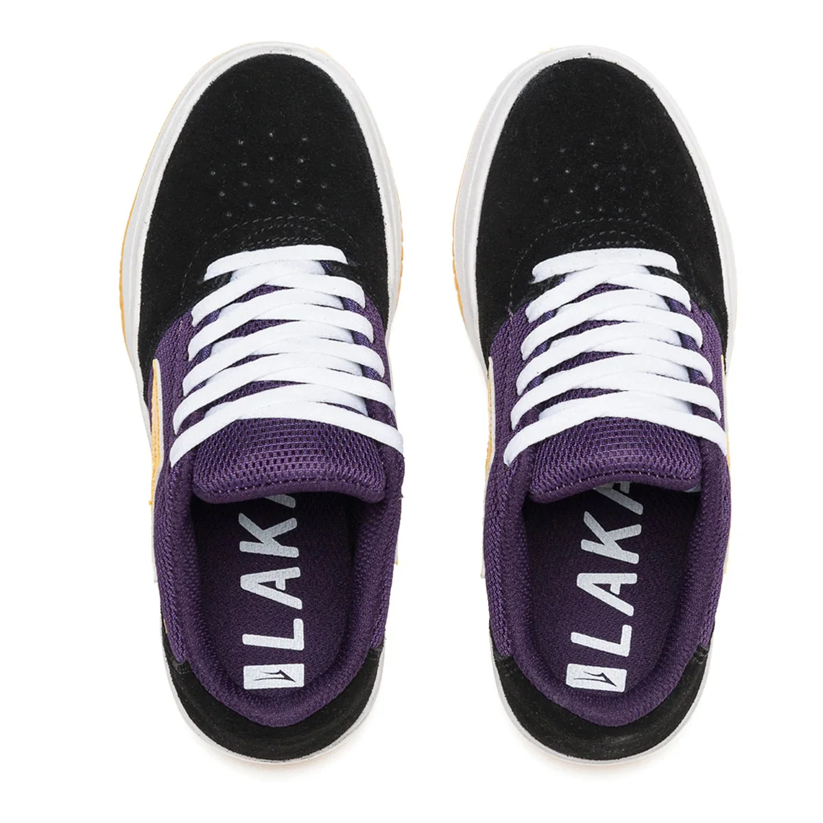 Lakai Shoes Brighton Kids - Black/Grape Suede - Image 3