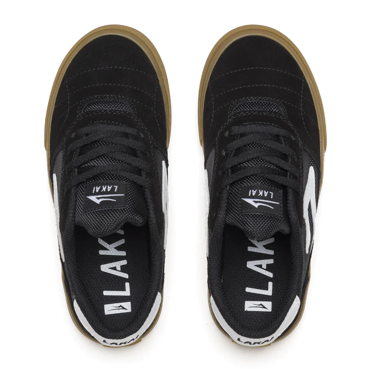 Lakai Shoes Cambridge Kids - Black/Gum Suede - Image 3