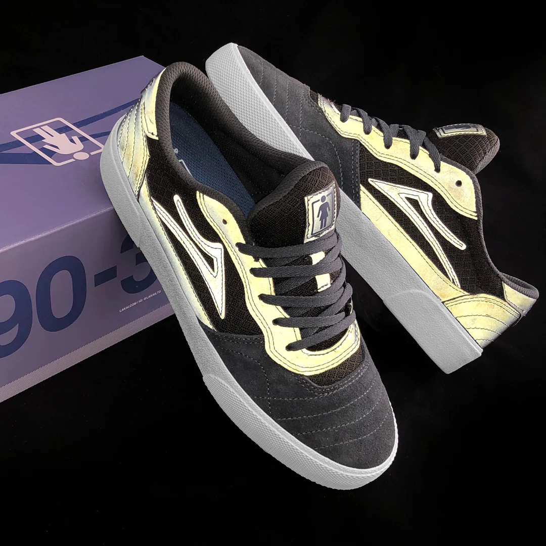 Lakai Shoes Cambridge SMU - Grey/Rreflective Suede - Image 5