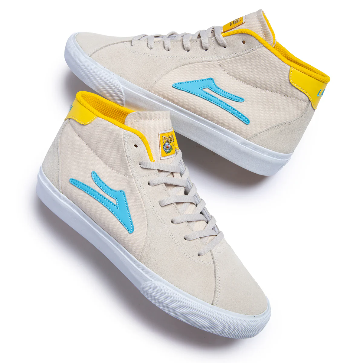 Lakai Shoes Flaco II Mid - Cream Suede - Image 3