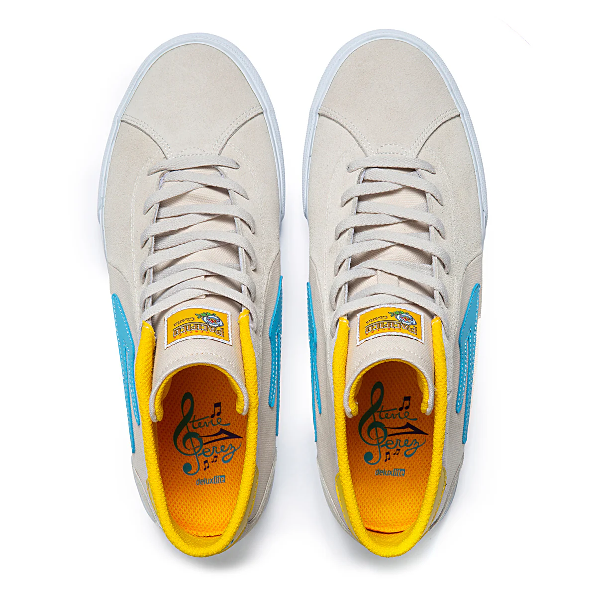 Lakai Shoes Flaco II Mid - Cream Suede - Image 5