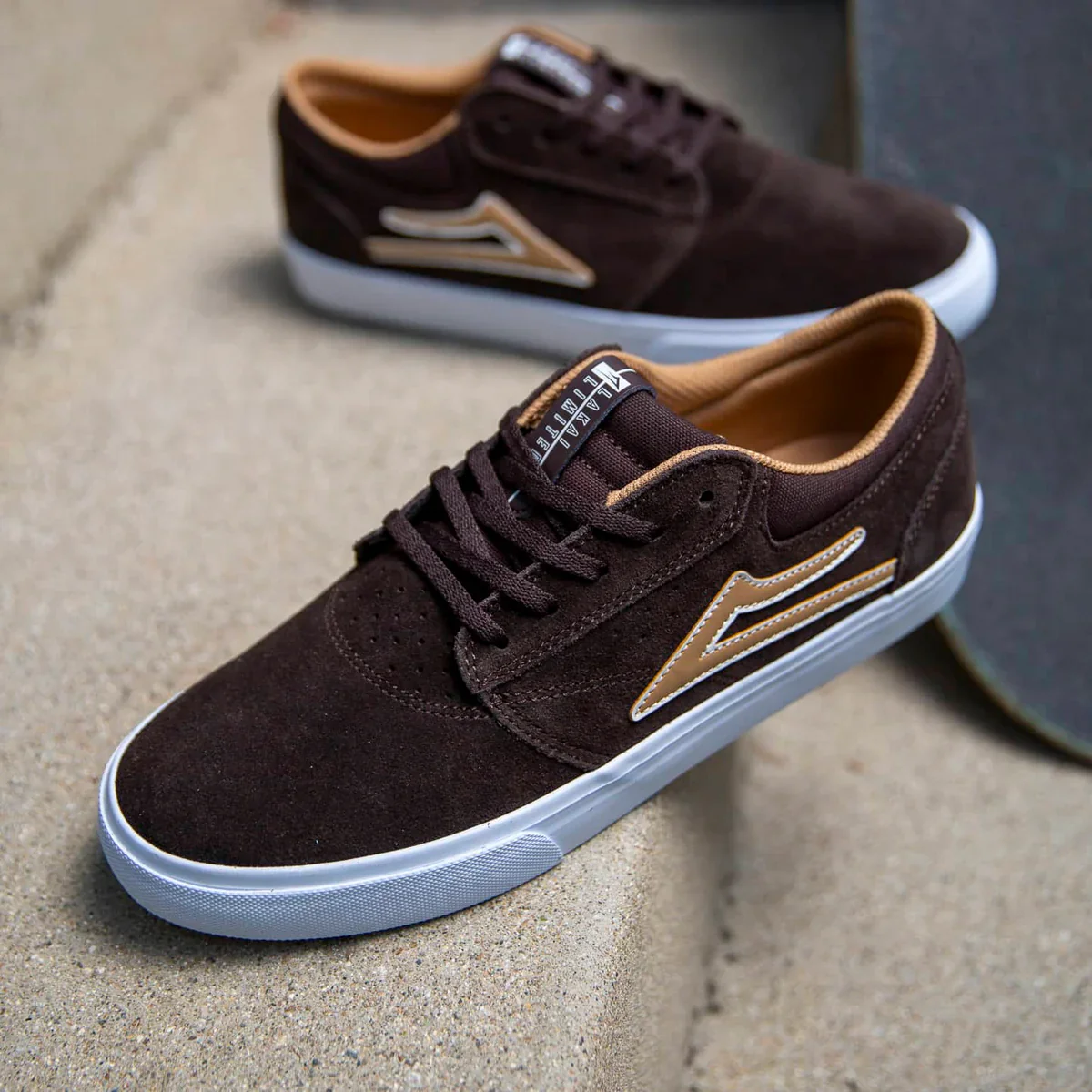 Lakai Shoes Griffin - Chocolate Suede - Image 5