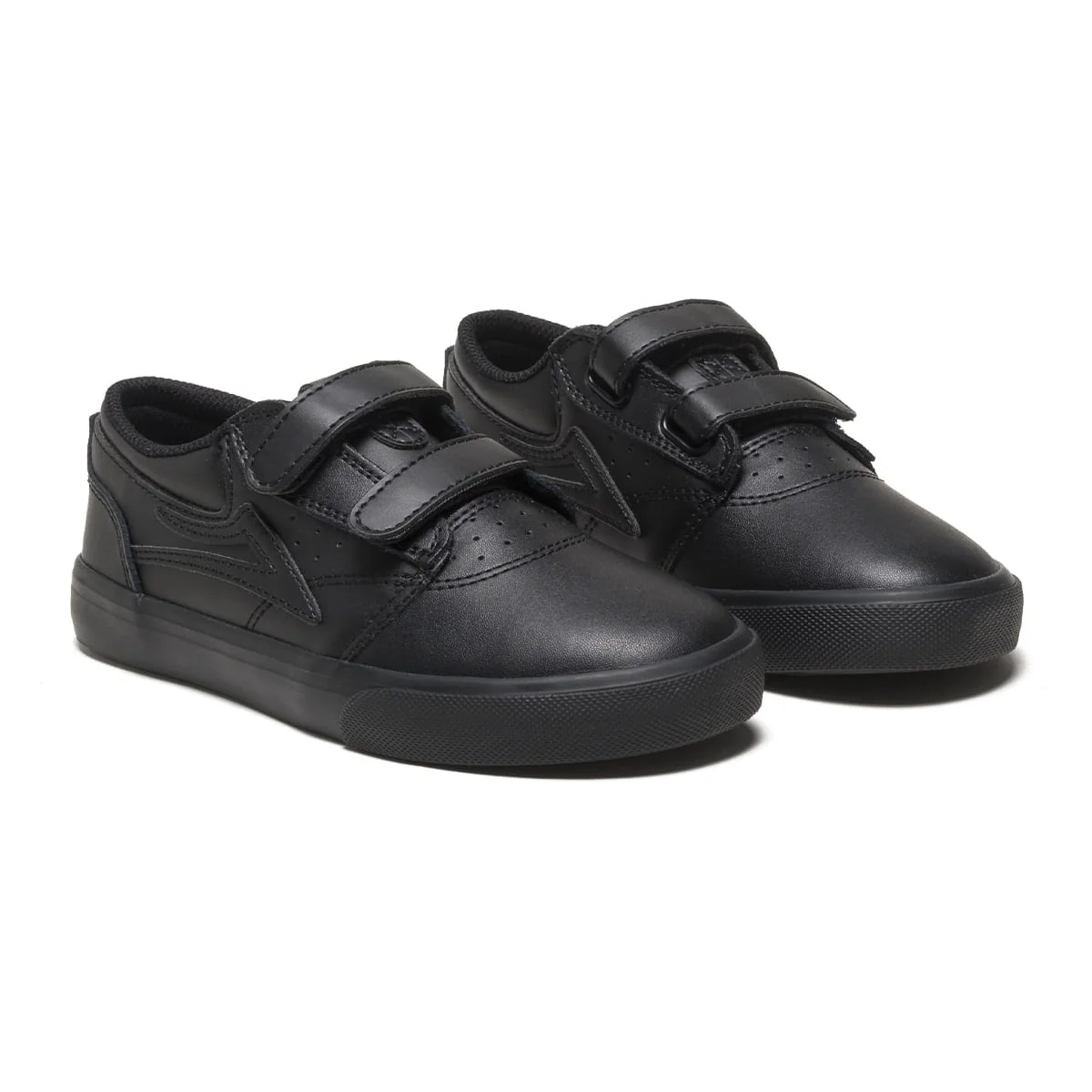 Lakai Shoes Griffin Kids - Black/Black Leather - Image 2