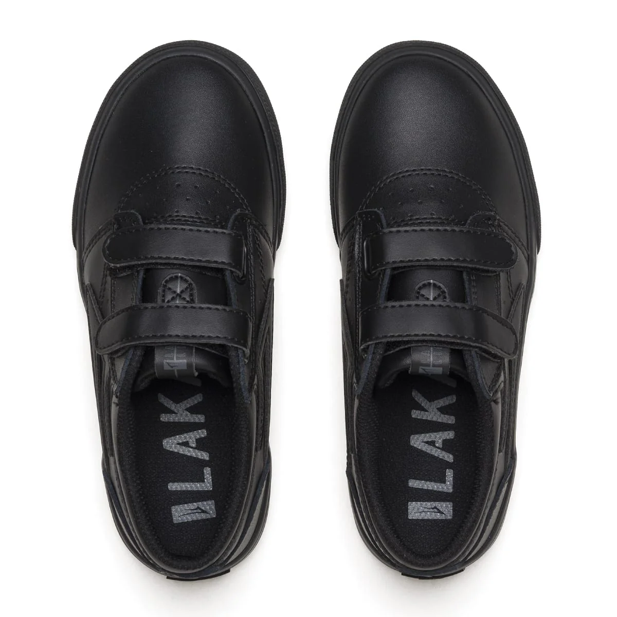 Lakai Shoes Griffin Kids - Black/Black Leather - Image 3