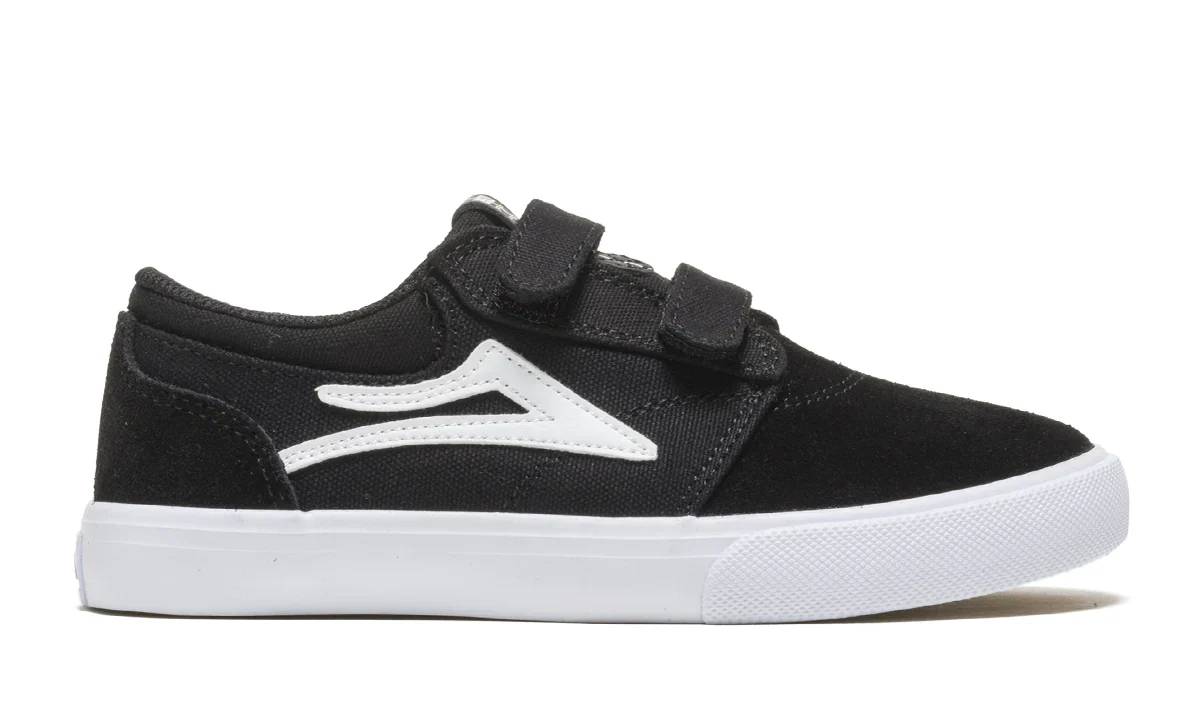 Lakai Shoes Griffin Kids - Black/White Suede