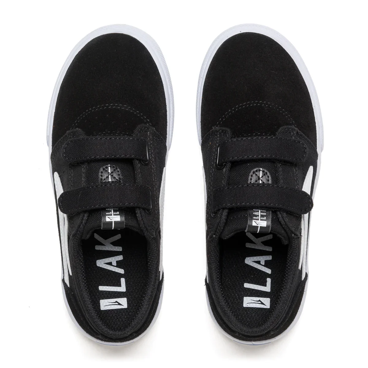 Lakai Shoes Griffin Kids - Black/White Suede - Image 3