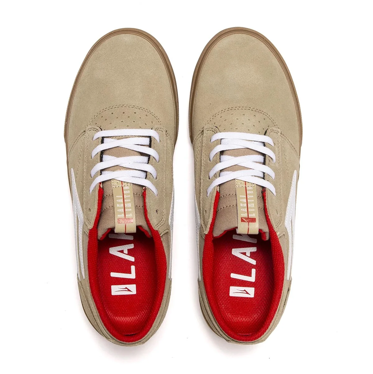 Lakai Shoes Griffin - Tan/Gum Suede - Image 3