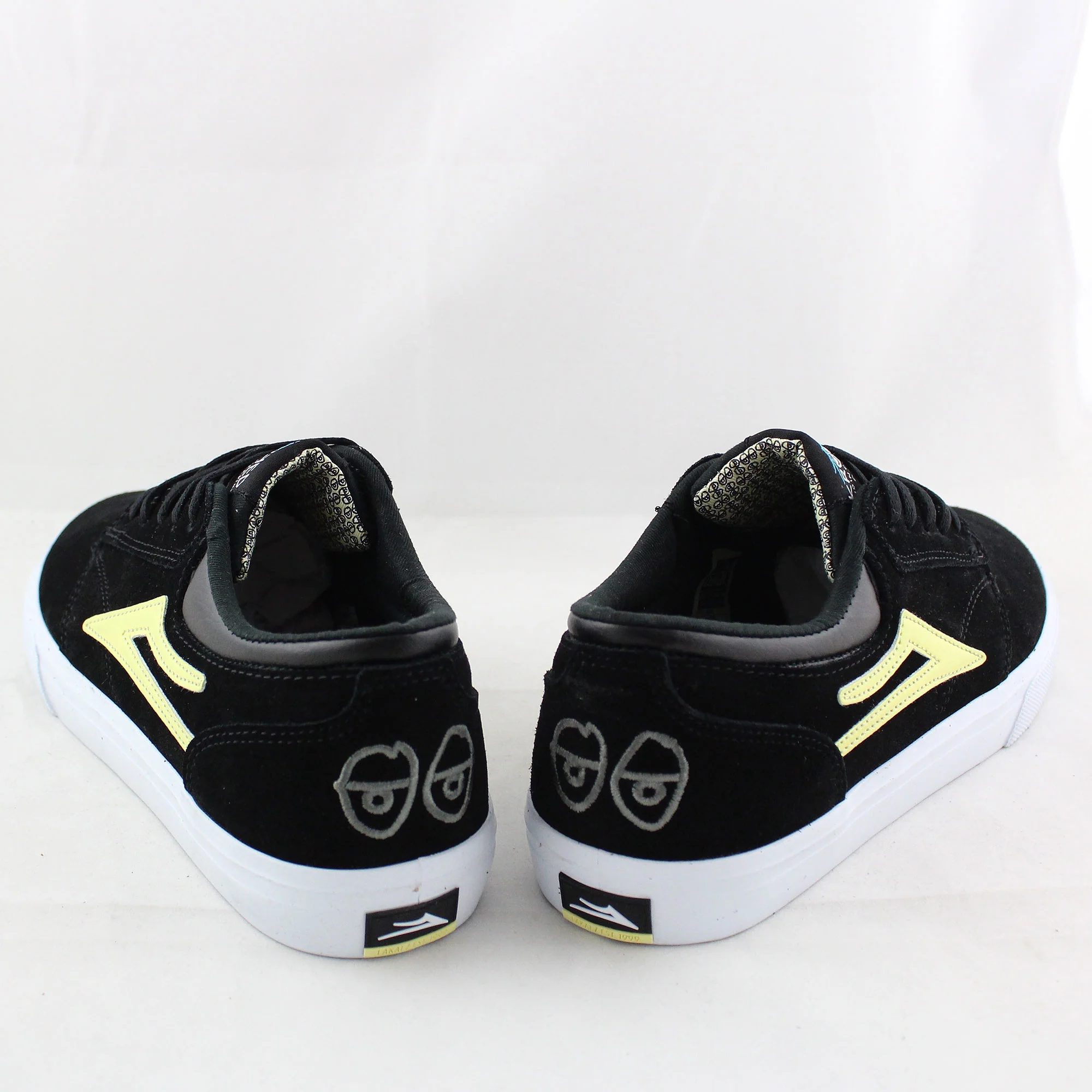 Lakai Shoes Krooked Griffin - Black/Yellow Suede - Image 3