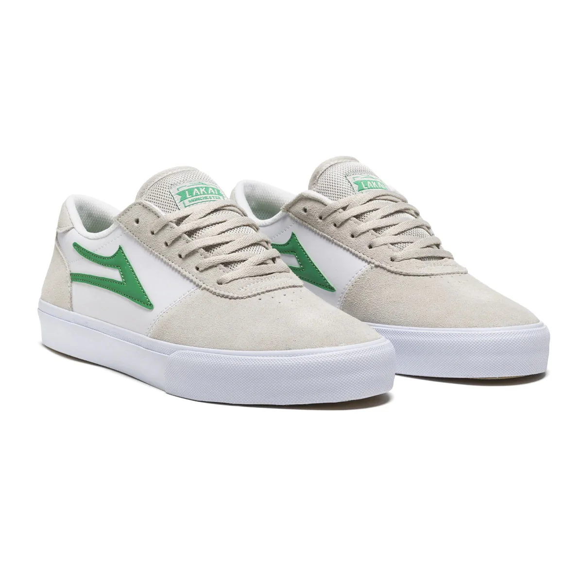 Lakai Shoes Manchester - White/Grass Suede - Image 2
