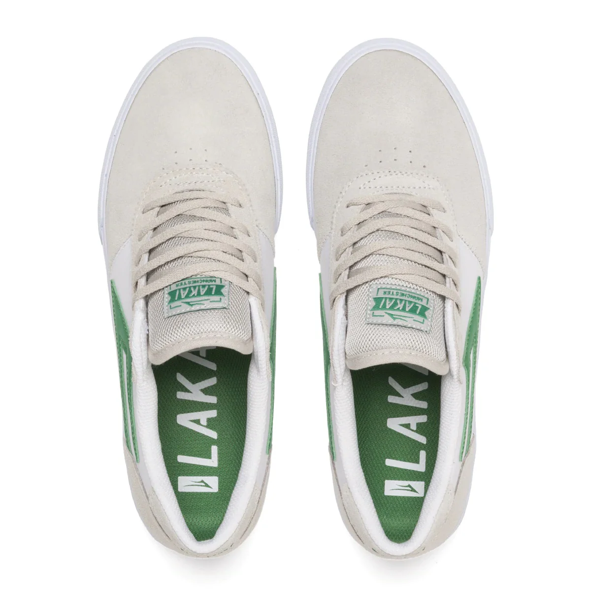 Lakai Shoes Manchester - White/Grass Suede - Image 3