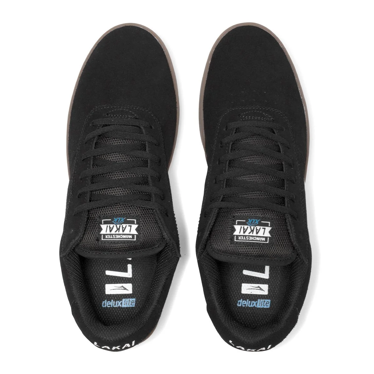 Lakai Shoes Manchester XLK - Black/Gum Suede - Image 3