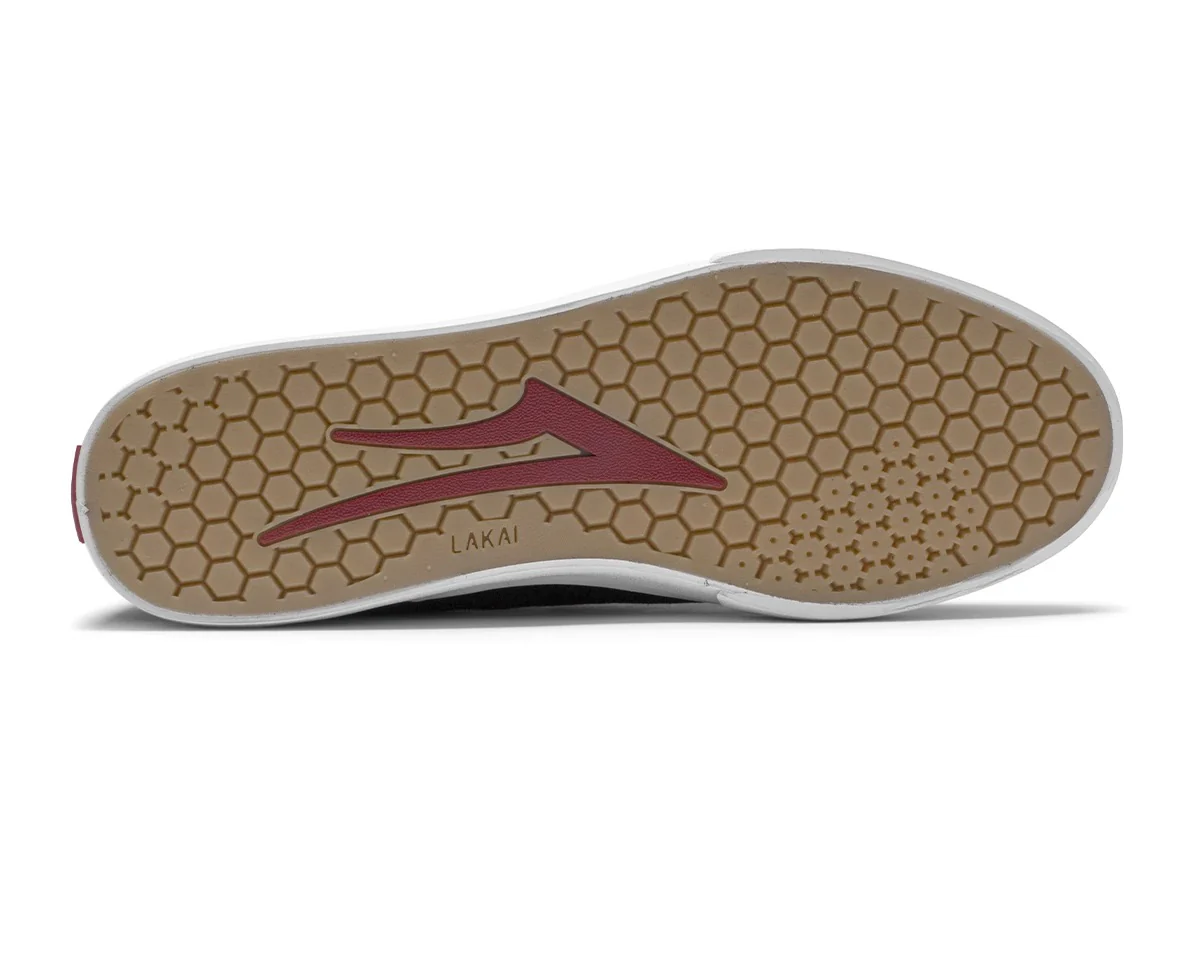 Lakai Shoes Riley 2 - Black/Red Suede - Image 4