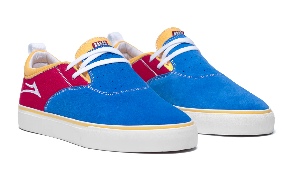 Lakai Shoes Riley 2 - Blue/Red/Yellow - Image 2