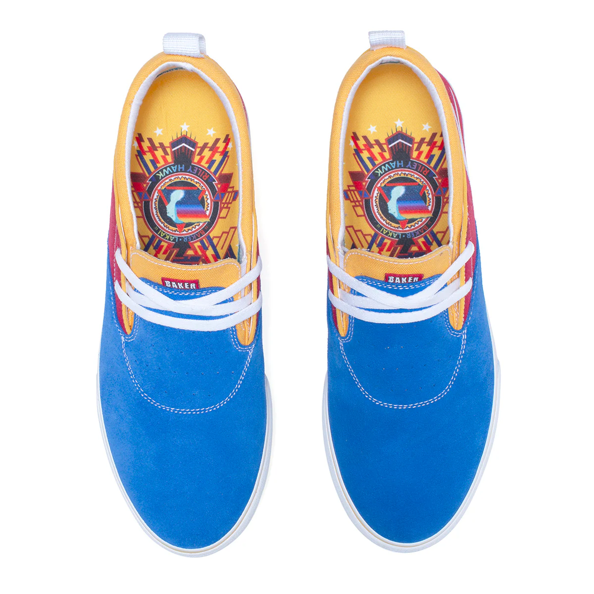 Lakai Shoes Riley 2 - Blue/Red/Yellow - Image 3