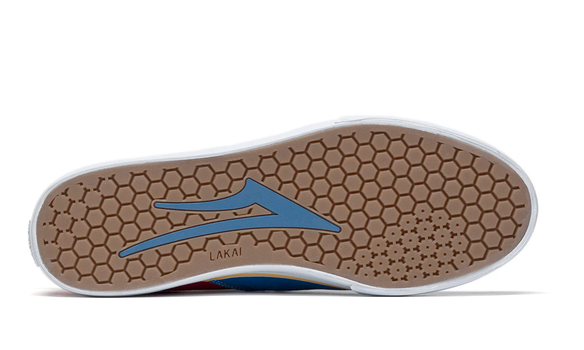 Lakai Shoes Riley 2 - Blue/Red/Yellow - Image 4