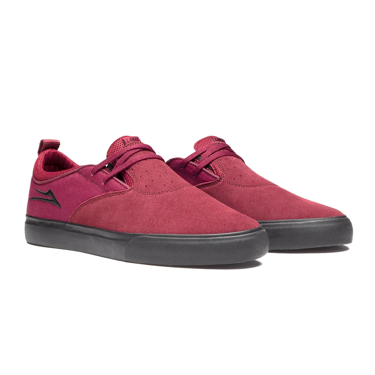 Lakai Shoes Riley 2 - Burgundy/Black Suede - Image 2