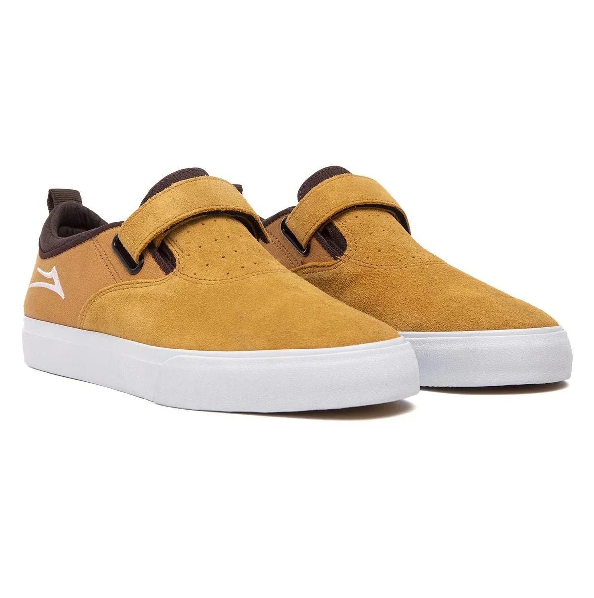 Lakai Shoes Riley 2 Velcro Strap - Honey Suede - Image 2