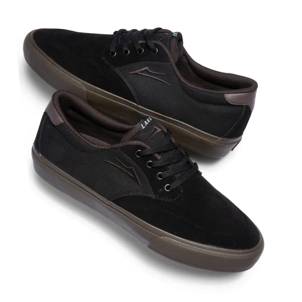 Lakai Shoes Riley 3 - Black/Gum Suede - Image 4
