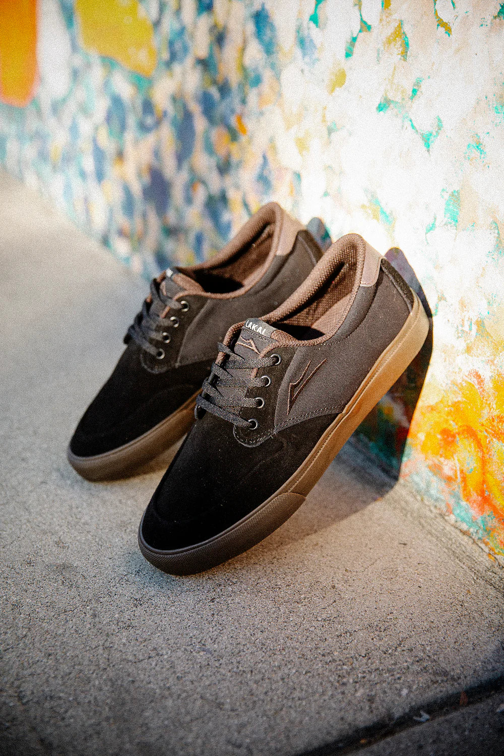 Lakai Shoes Riley 3 - Black/Gum Suede - Image 5