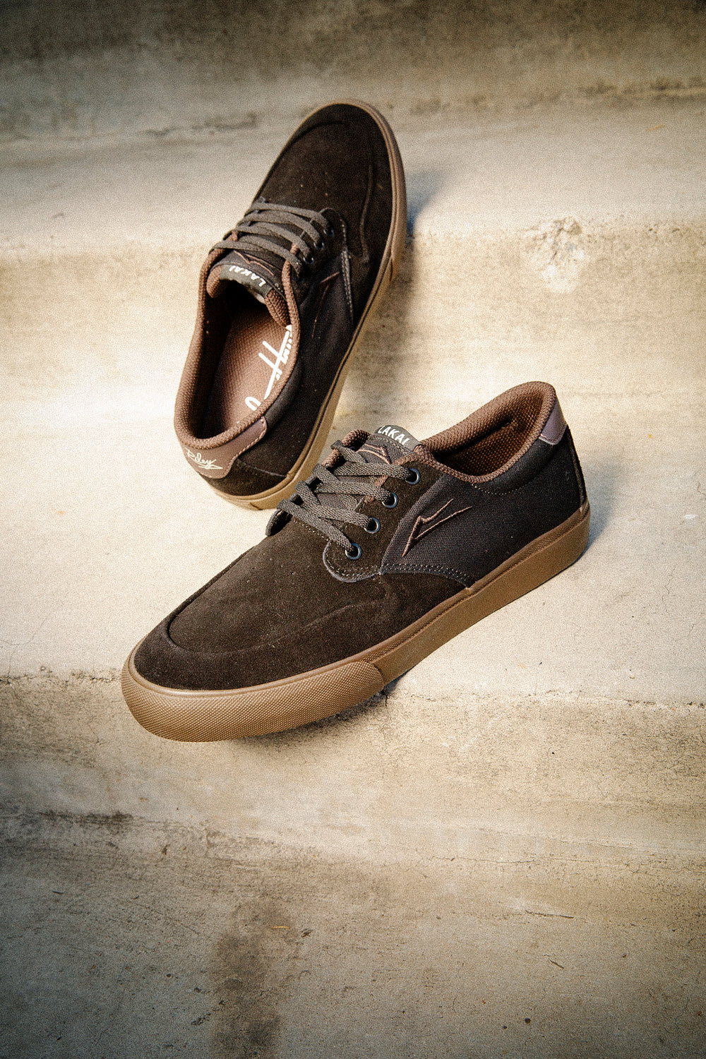 Lakai Shoes Riley 3 - Black/Gum Suede - Image 7