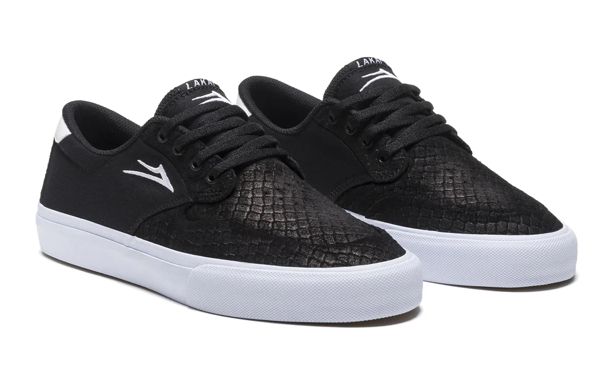 Lakai Shoes Riley 3 - Black Snake Suede - Image 2