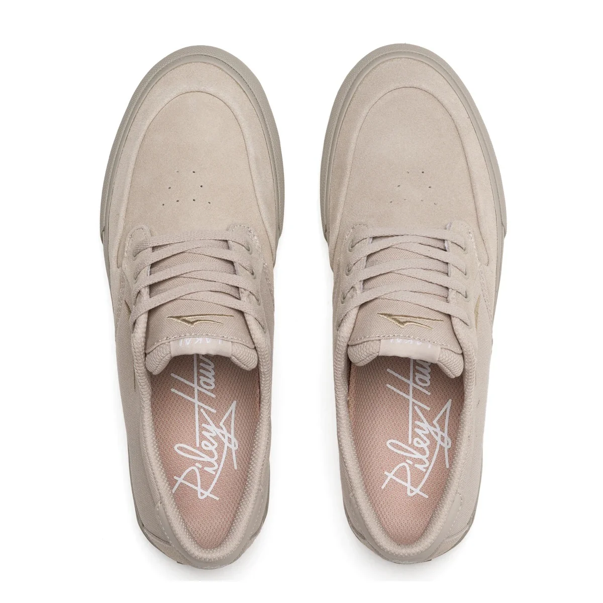 Lakai Shoes Riley 3 - Cream Suede - Image 3