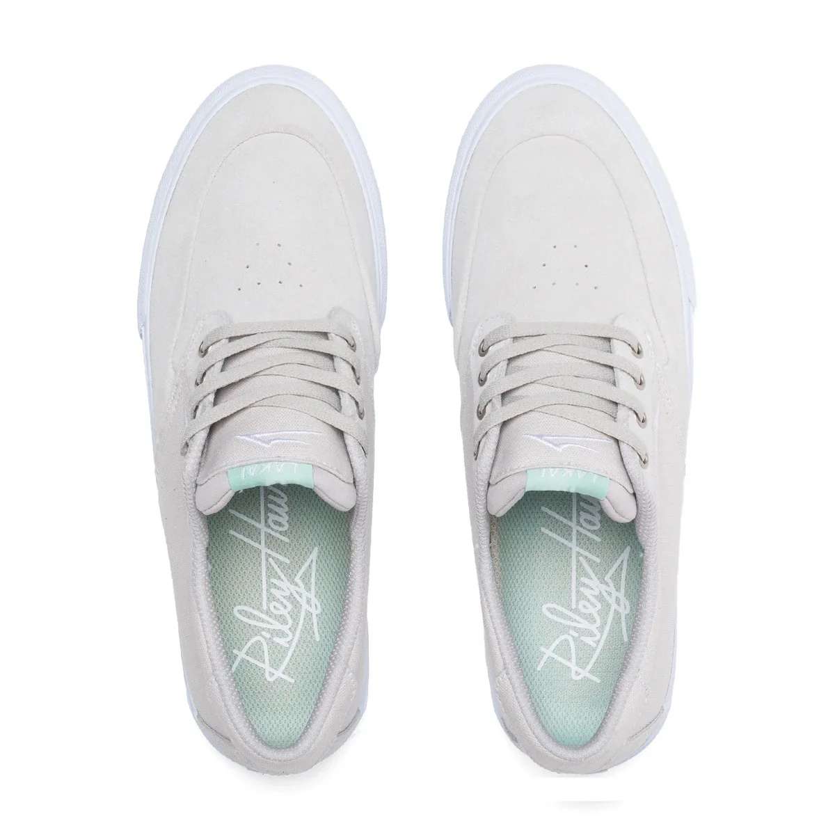 Lakai Shoes Riley 3 - White Suede - Image 3