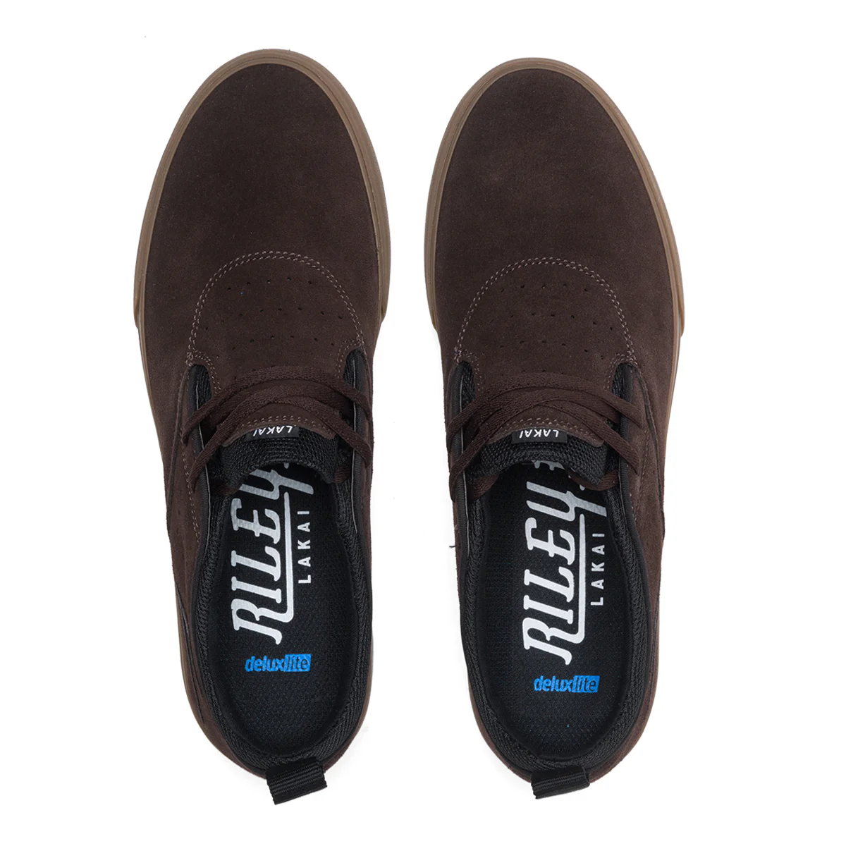 Lakai Shoes Riley Hawk 2 - Chocolate/Gum Suede - Image 3