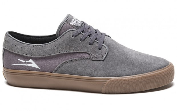 Lakai Shoes Riley Hawk - Grey/Gum Suede - Image 2