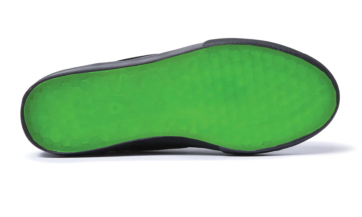 Lakai Shoes Staple SMU - Black/UV Green Suede - Image 5