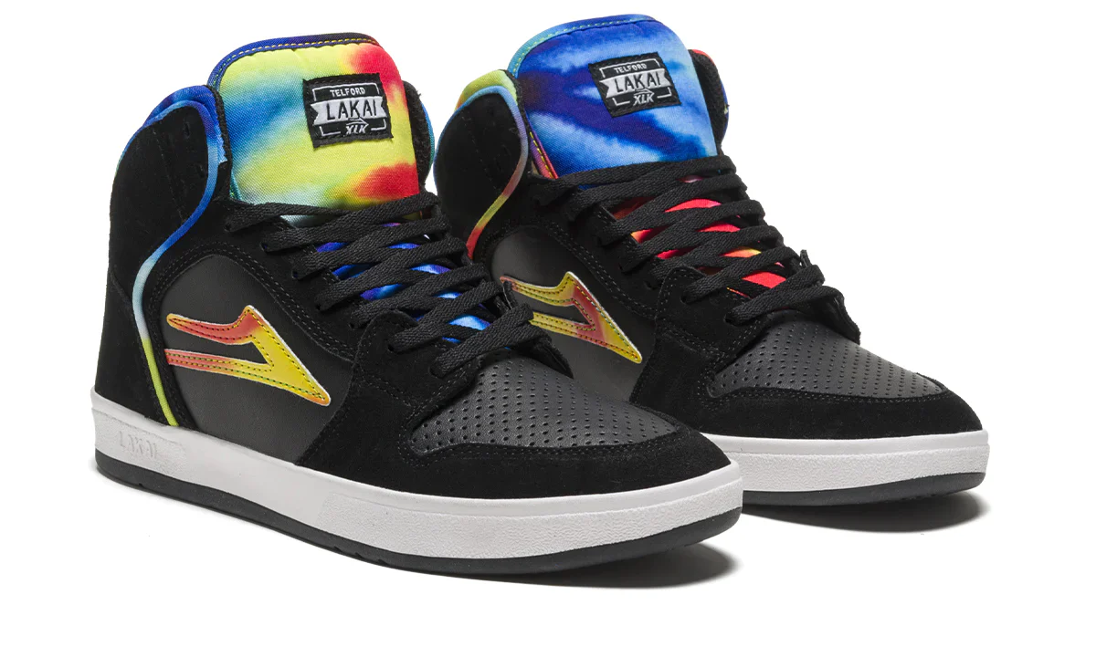 Lakai Shoes Telford - Black Tie Dye - Image 2