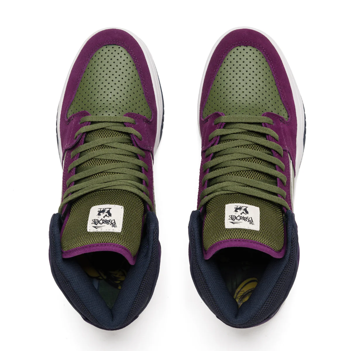Lakai Shoes Telford - Grape/Olive Suede - Image 3