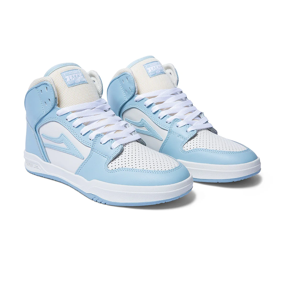 Lakai Shoes Telford - Light Blue/Cream Leather - Image 2