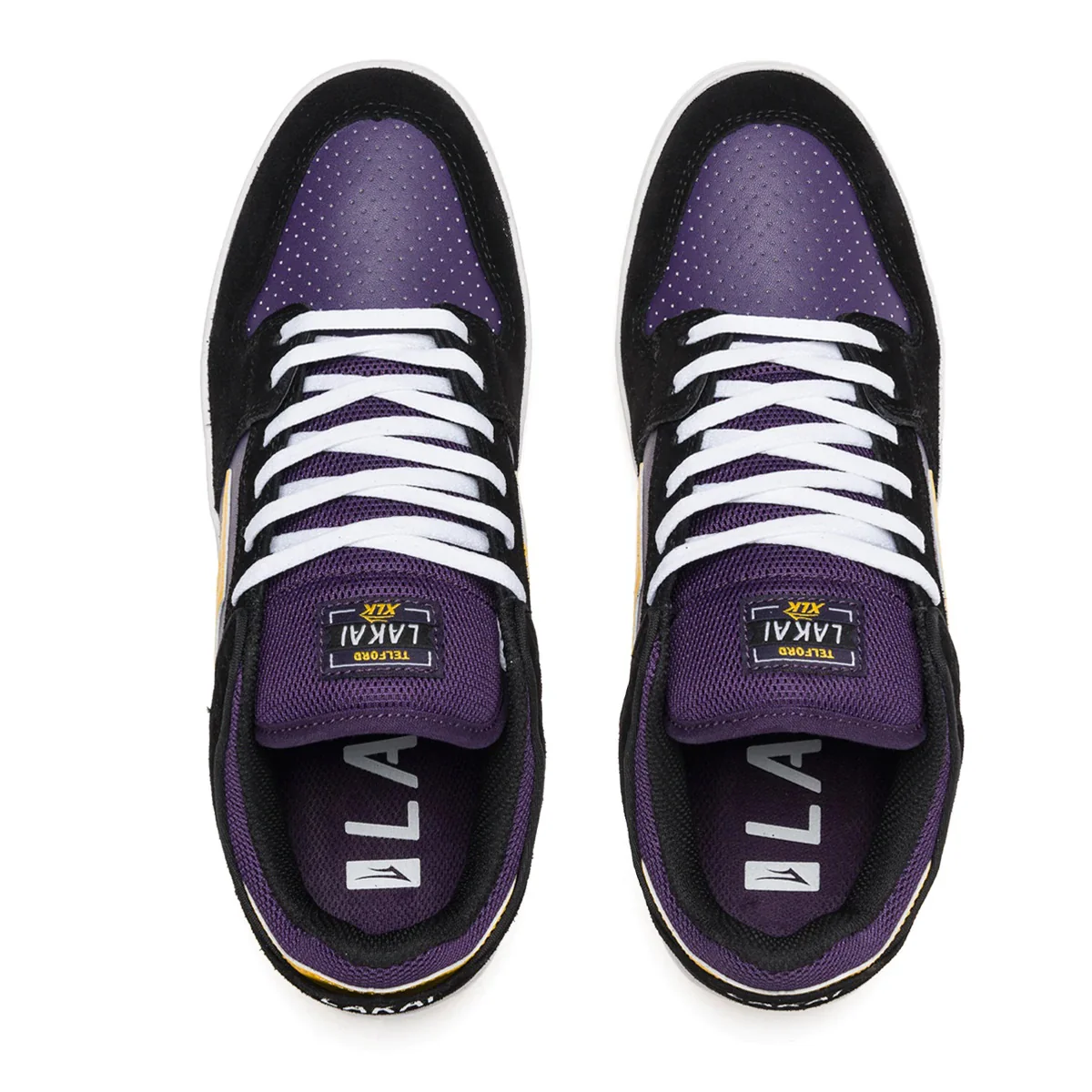 Lakai Shoes Telford Low - Black/Grape Suede - Image 3