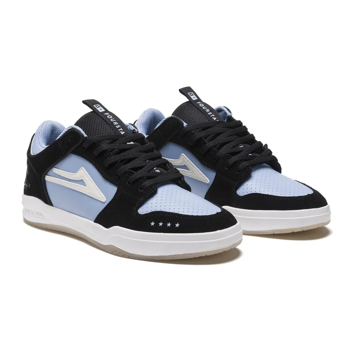 Lakai Shoes Telford Low - Light Blue/Black Suede - Image 2