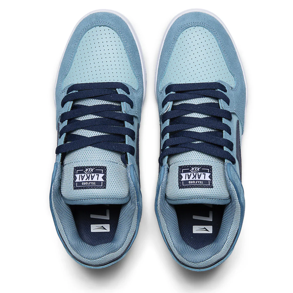 Lakai Shoes Telford Low - Light Blue Suede - Image 3