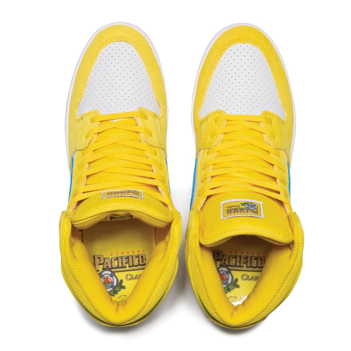 Lakai Shoes Telford SMU - Yellow/Cyan Suede - Image 3