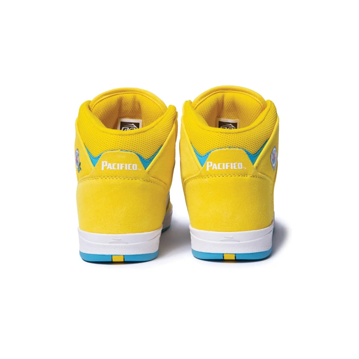 Lakai Shoes Telford SMU - Yellow/Cyan Suede - Image 4