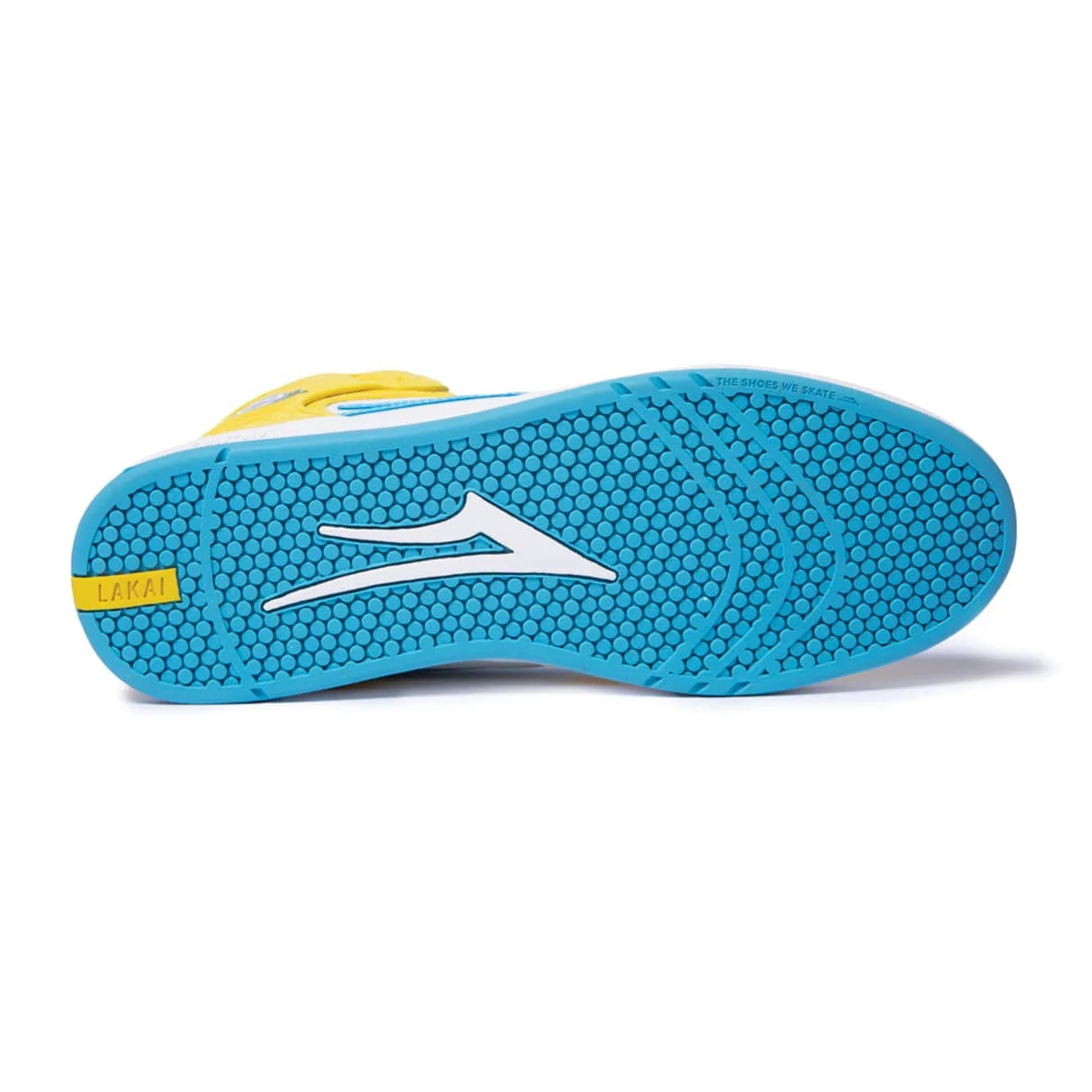 Lakai Shoes Telford SMU - Yellow/Cyan Suede - Image 5